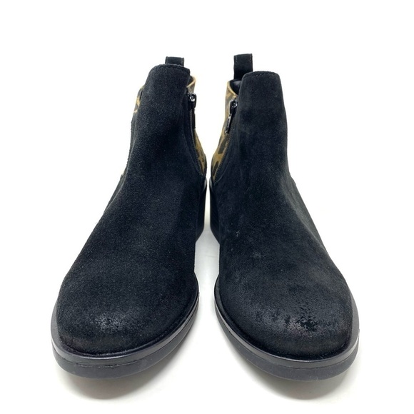 Clarks Women's Memi Zip Leopard Print Suede Ankle Boots 26163531 - Picture 3 of 7